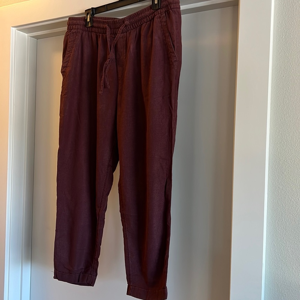 Old Navy Linen-Blend Drawstring Pants